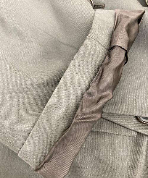 stein（シュタイン）stein (シュタイン) New Structure Chester Coat GRAY KHAKI サイズ:Sの古着・服飾アイテム