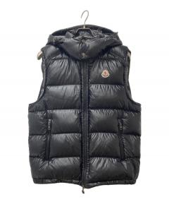 中古・古着通販】MONCLER (モンクレール) ダウンベスト ブラック