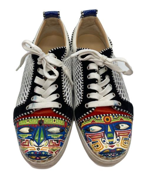 Christian Louboutin（クリスチャン・ルブタン）Christian Louboutin (クリスチャン・ルブタン) 総柄スニーカー マルチカラー サイズ:41の古着・服飾アイテム
