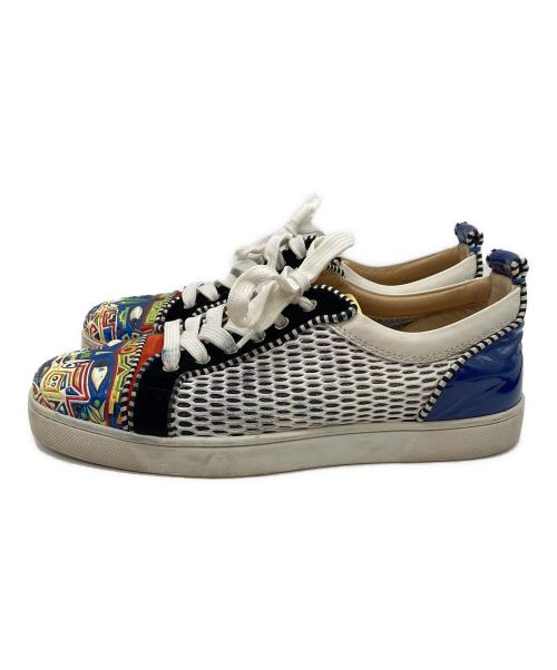 Christian Louboutin（クリスチャン・ルブタン）Christian Louboutin (クリスチャン・ルブタン) 総柄スニーカー マルチカラー サイズ:41の古着・服飾アイテム