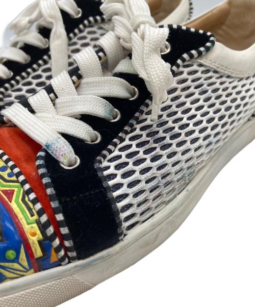 Christian Louboutin（クリスチャン・ルブタン）Christian Louboutin (クリスチャン・ルブタン) 総柄スニーカー マルチカラー サイズ:41の古着・服飾アイテム