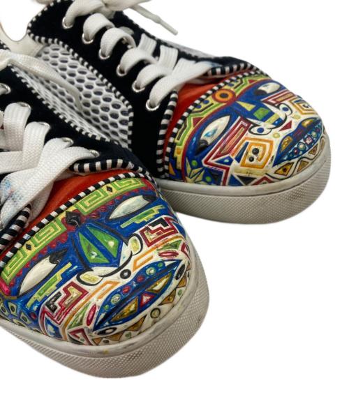 Christian Louboutin（クリスチャン・ルブタン）Christian Louboutin (クリスチャン・ルブタン) 総柄スニーカー マルチカラー サイズ:41の古着・服飾アイテム