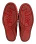 中古・古着 Christian Louboutin (クリスチャン・ルブタン) スタッズスリッポン レッド サイズ:42：7000円