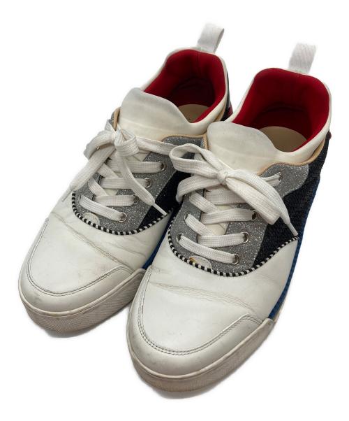 Christian Louboutin（クリスチャン・ルブタン）Christian Louboutin (クリスチャン・ルブタン) ローカットスニーカー ホワイト サイズ:401/2の古着・服飾アイテム