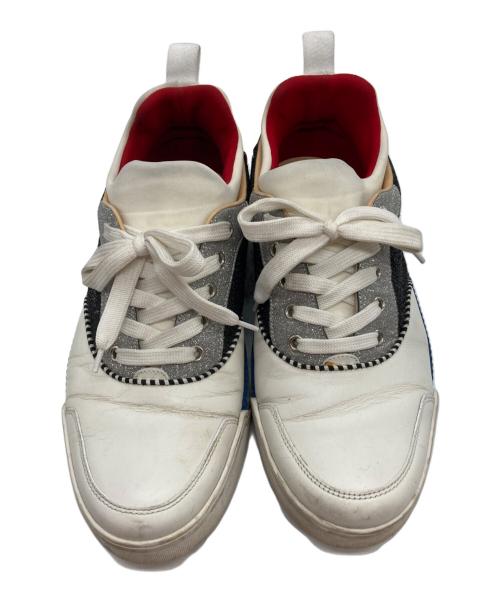 Christian Louboutin（クリスチャン・ルブタン）Christian Louboutin (クリスチャン・ルブタン) ローカットスニーカー ホワイト サイズ:401/2の古着・服飾アイテム