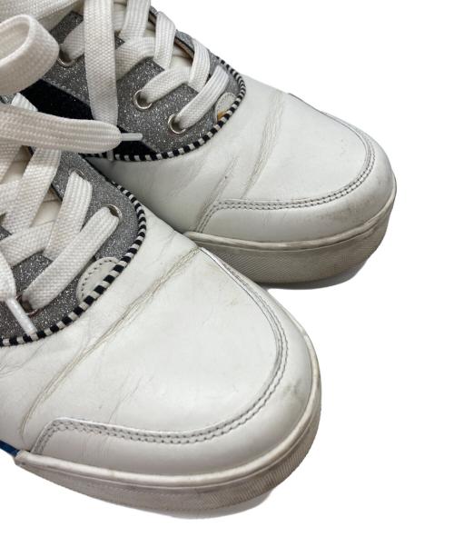 Christian Louboutin（クリスチャン・ルブタン）Christian Louboutin (クリスチャン・ルブタン) ローカットスニーカー ホワイト サイズ:401/2の古着・服飾アイテム