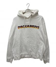 DSQUARED2（ディースクエアード）の古着「ロゴパーカー」｜ホワイト