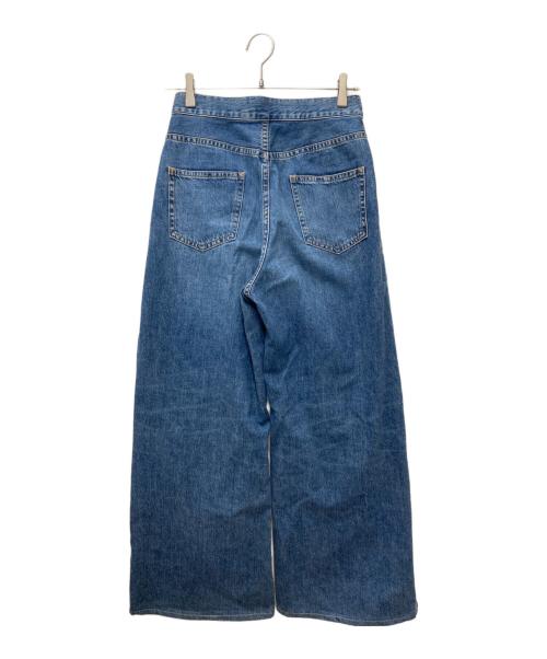 JOHN LAWRENCE SULLIVAN（ジョン ローレンス サリバン）JOHN LAWRENCE SULLIVAN (ジョン ローレンス サリバン) WOMENS WASHED DENIM WIDE PANTS インディゴ サイズ:Sの古着・服飾アイテム