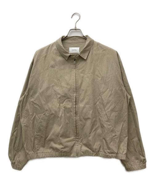 CIOTA（シオタ）CIOTA (シオタ) スビンコットンギャバジンスイングトップ ベージュ サイズ:6の古着・服飾アイテム