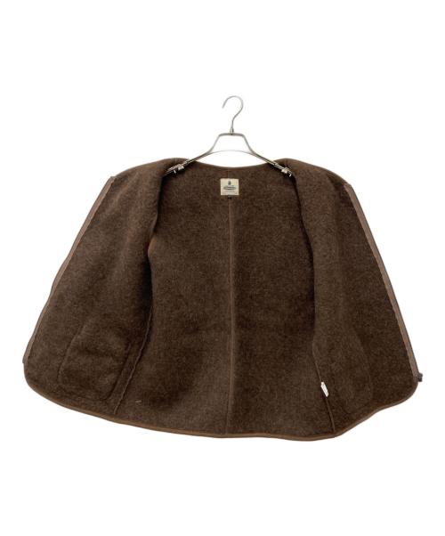 COLD BREAKER（コールド ブレーカー）COLD BREAKER (コールド ブレーカー) ボアベスト ブラウン サイズ:Lの古着・服飾アイテム