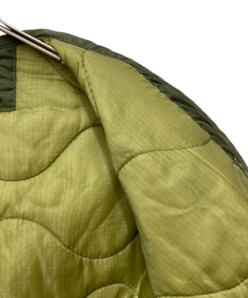 MILITARY（ミリタリー）MILITARY (ミリタリー) キルティングライナージャケット オリーブ サイズ:Mの古着・服飾アイテム