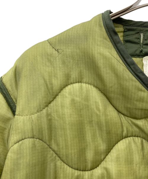 MILITARY（ミリタリー）MILITARY (ミリタリー) キルティングライナージャケット オリーブ サイズ:Mの古着・服飾アイテム