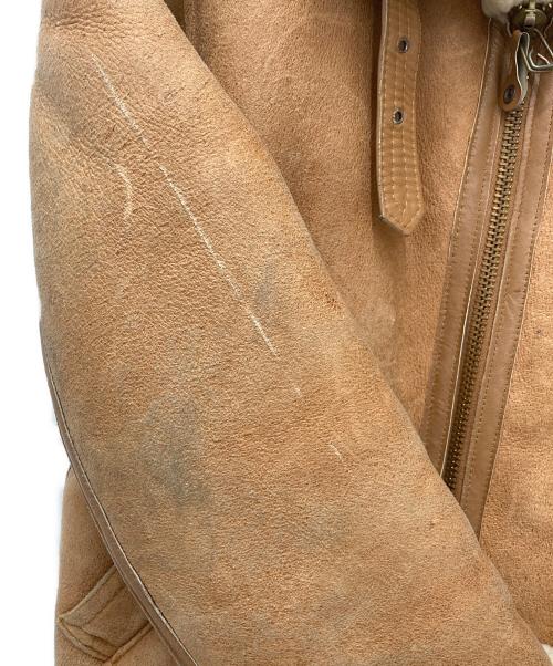 AVIREX（アヴィレックス）AVIREX (アヴィレックス) ムートンジャケット ベージュ サイズ:S（36）の古着・服飾アイテム