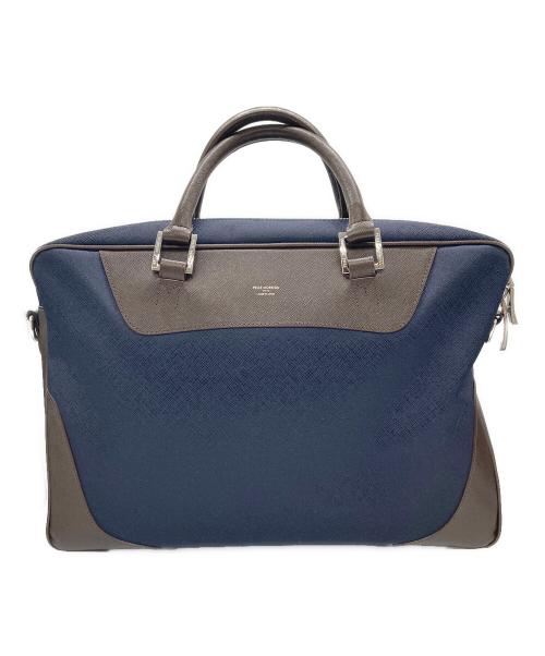 PELLE MORBIDA（ペッレモルビダ）PELLE MORBIDA (ペッレモルビダ) キャピターノ ブリーフケース ネイビーの古着・服飾アイテム