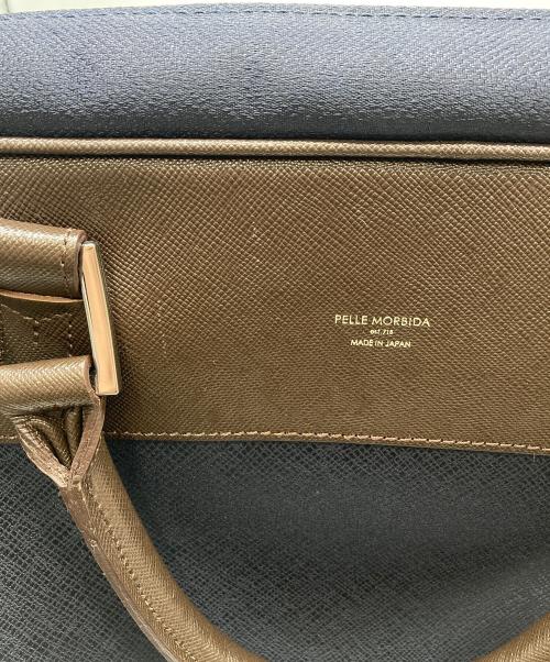PELLE MORBIDA（ペッレモルビダ）PELLE MORBIDA (ペッレモルビダ) キャピターノ ブリーフケース ネイビーの古着・服飾アイテム