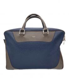 PELLE MORBIDA（ペッレモルビダ）の古着「キャピターノ ブリーフケース」｜ネイビー