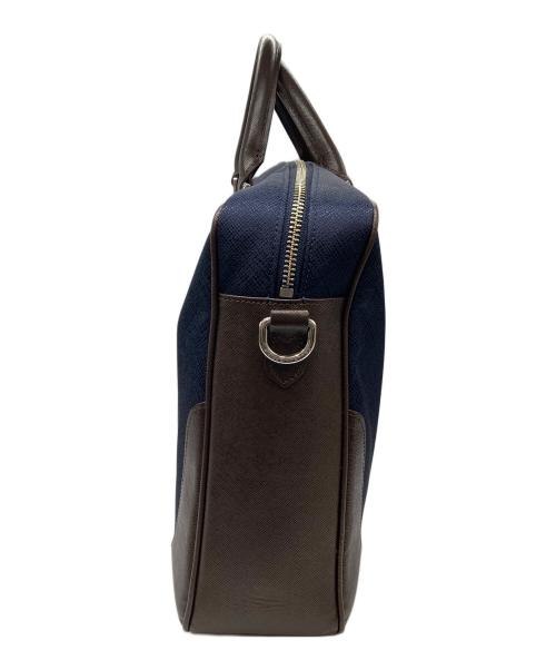 PELLE MORBIDA（ペッレモルビダ）PELLE MORBIDA (ペッレモルビダ) キャピターノ ブリーフケース ネイビーの古着・服飾アイテム