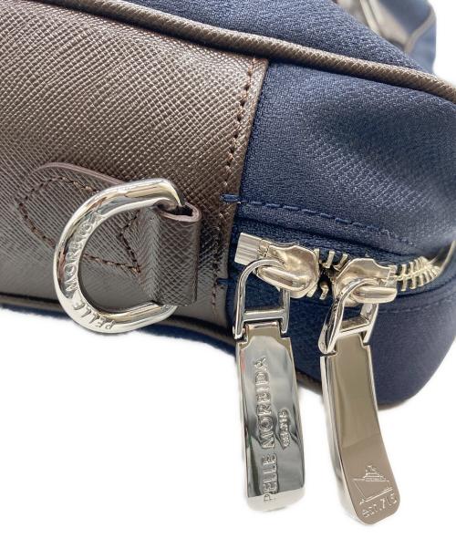 PELLE MORBIDA（ペッレモルビダ）PELLE MORBIDA (ペッレモルビダ) キャピターノ ブリーフケース ネイビーの古着・服飾アイテム