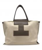 IACUCCIイアクッチ）の古着「SORBETTO キャンバストートバッグ」｜ベージュ