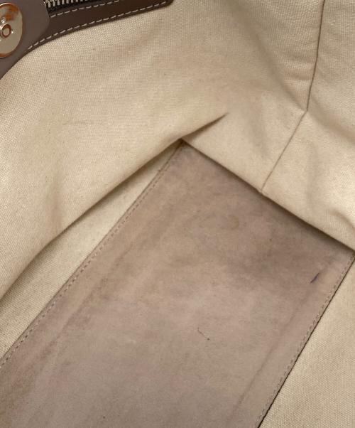 IACUCCI（イアクッチ）IACUCCI (イアクッチ) SORBETTO キャンバストートバッグ ベージュの古着・服飾アイテム