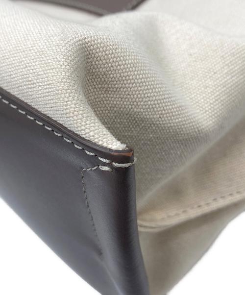 IACUCCI（イアクッチ）IACUCCI (イアクッチ) SORBETTO キャンバストートバッグ ベージュの古着・服飾アイテム