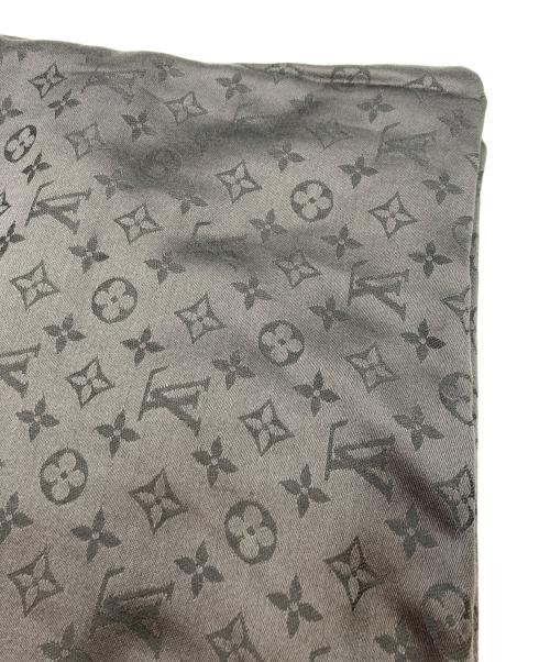 LOUIS VUITTON（ルイ ヴィトン）LOUIS VUITTON (ルイ ヴィトン) モノグラム アントラシット シルクウールストール M74752 グレーの古着・服飾アイテム