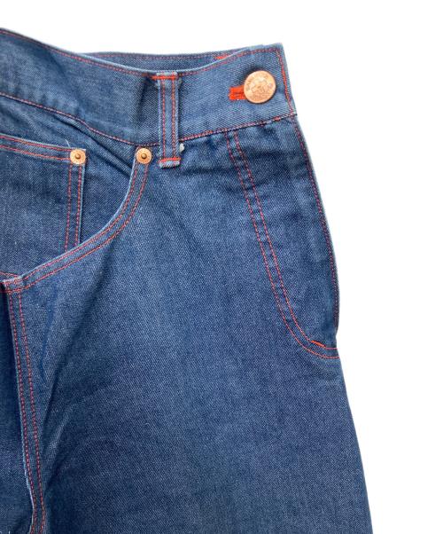 GAULTIER JEANS（ゴルチエジーンズ）GAULTIER JEANS (ゴルチエジーンズ) 変形デザインマリンデニムパンツ インディゴ サイズ:30インチの古着・服飾アイテム