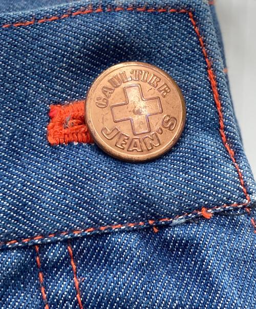 GAULTIER JEANS（ゴルチエジーンズ）GAULTIER JEANS (ゴルチエジーンズ) 変形デザインマリンデニムパンツ インディゴ サイズ:30インチの古着・服飾アイテム