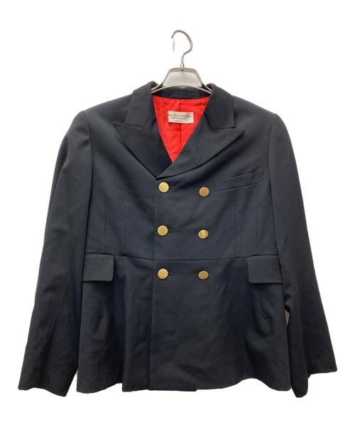 ROBE DE CHAMBRE COMME DES GARCONS（ローブドシャンブル コムデギャルソン）ROBE DE CHAMBRE COMME DES GARCONS (ローブドシャンブル コムデギャルソン) 金釦ダブルジャケット　RJ-100010 ブラック サイズ:不明の古着・服飾アイテム