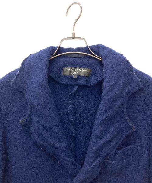COMME des GARCONS HOMME PLUS（コムデギャルソンオムプリュス）COMME des GARCONS HOMME PLUS (コムデギャルソンオムプリュス) ウール縮絨1Bジャケット　PN-J010 ブルー サイズ:Sの古着・服飾アイテム