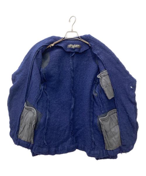 COMME des GARCONS HOMME PLUS（コムデギャルソンオムプリュス）COMME des GARCONS HOMME PLUS (コムデギャルソンオムプリュス) ウール縮絨1Bジャケット　PN-J010 ブルー サイズ:Sの古着・服飾アイテム