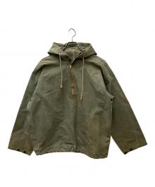 US ARMY（ユーエスアーミー）の古着「レインデッキハーフジップパーカー　NXs-8224」｜グリーン