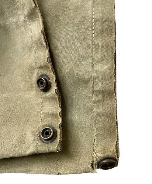 US ARMY（ユーエスアーミー）US ARMY (ユーエスアーミー) レインデッキハーフジップパーカー　NXs-8224 グリーン サイズ:MEDIUMの古着・服飾アイテム