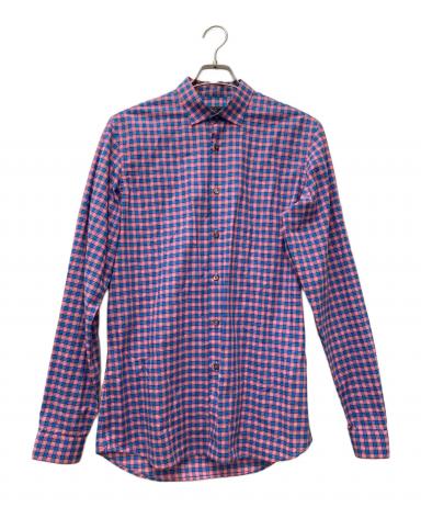 中古・古着通販】PRADA (プラダ) チェックシャツ レッド×ブルー サイズ