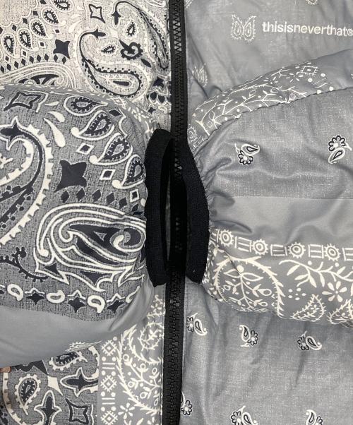 thisisneverthat（ディスイズネバーザット）thisisneverthat (ディスイズネバーザット) ダウンジャケット ブルー サイズ:Sの古着・服飾アイテム