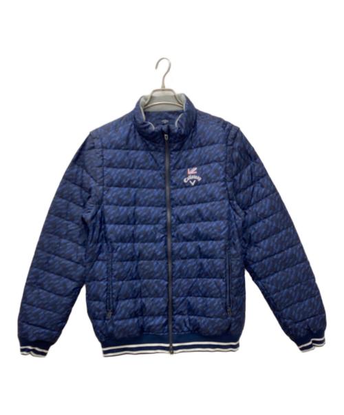 Callaway（キャロウェイ）Callaway (キャロウェイ) 2wayダウンジャケット ネイビー サイズ:LLの古着・服飾アイテム