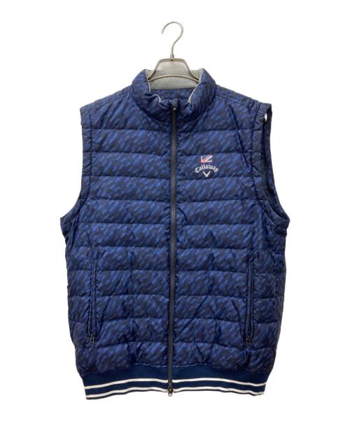 Callaway（キャロウェイ）Callaway (キャロウェイ) 2wayダウンジャケット ネイビー サイズ:LLの古着・服飾アイテム