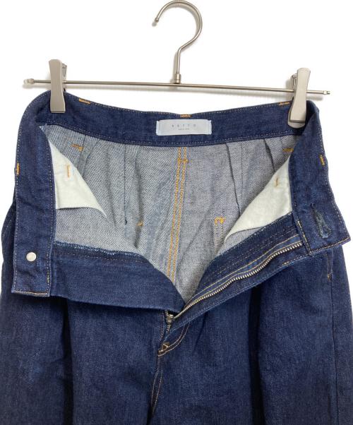 SETTO（セット）SETTO (セット) NAJA PANTS インディゴ サイズ:66cm (W26)の古着・服飾アイテム