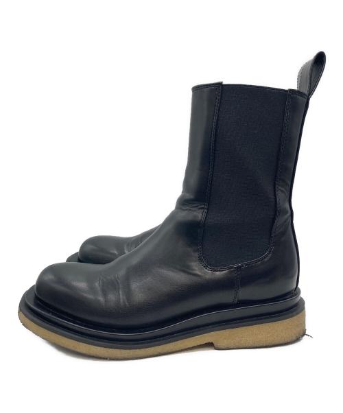 TODAYFUL（トゥデイフル）TODAYFUL (トゥデイフル) Leather Middle Boots ブラック サイズ:表記無の古着・服飾アイテム