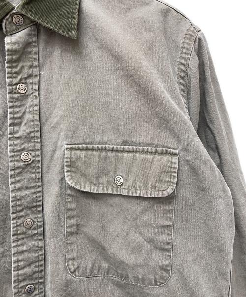 L.L.Bean（エルエルビーン）L.L.Bean (エルエルビーン) ダックシャツ カーキ サイズ:Lの古着・服飾アイテム