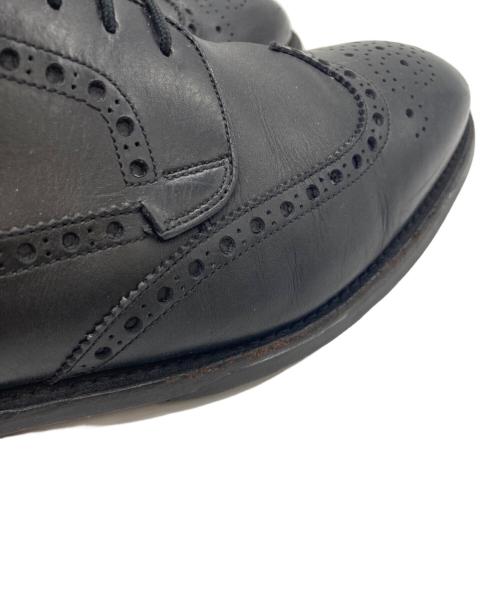 SCOTCH GRAIN（スコッチグレイン）SCOTCH GRAIN (スコッチグレイン) ウィングチップシューズ 4605 ブラック サイズ:24 1/2の古着・服飾アイテム