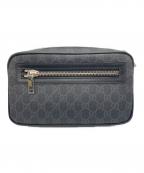 GUCCIグッチ）の古着「GGスプリーム ボディバッグ 792094」｜ブラック