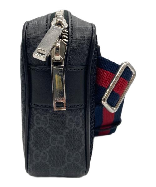 GUCCI（グッチ）GUCCI (グッチ) GGスプリーム ボディバッグ 792094 ブラックの古着・服飾アイテム