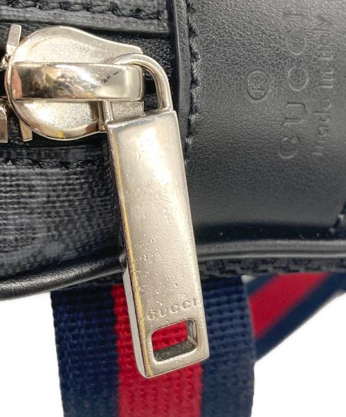 GUCCI（グッチ）GUCCI (グッチ) GGスプリーム ボディバッグ 792094 ブラックの古着・服飾アイテム