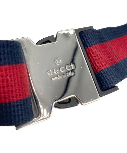 GUCCI（グッチ）GUCCI (グッチ) GGスプリーム ボディバッグ 792094 ブラックの古着・服飾アイテム