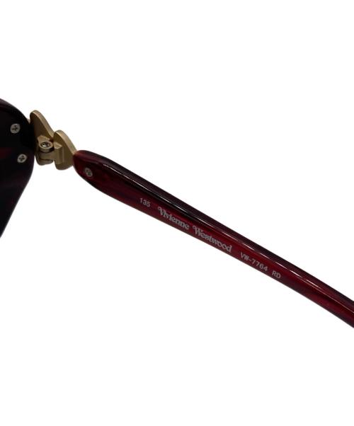Vivienne Westwood（ヴィヴィアンウエストウッド）Vivienne Westwood (ヴィヴィアンウエストウッド) サングラス VW-7764 レッド サイズ:56□18-135の古着・服飾アイテム