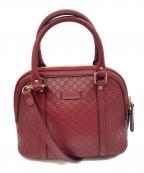 GUCCIグッチ）の古着「マイクログッチシマ2WAYショルダーバッグ」｜レッド