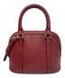 GUCCI (グッチ) マイクログッチシマ2WAYショルダーバッグ レッド：45000円
