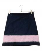 MSGMエムエスジーエム）の古着「Charcoal miniskirt 3941MDD12X」｜ブラック×ピンク