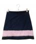 MSGM（エムエスジーエム）の古着「Charcoal miniskirt 3941MDD12X」｜ブラック×ピンク
